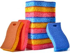 METUUTER 12-Count Scrub Sponges Kitchen Sponge Heavy Duty, Cellulose Sponges with Scouring Pads Dual-Sided for Kitchen and Household Use (S-Multi) METUUTER 12-Count Scrub Sponges Kitchen Sponge Heavy Duty, Cellulose Sponges with Scouring Pads Dual-Sided for Kitchen and Household Use (S-Multi)