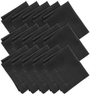 Microfiber Cleaning Cloths, 15-Pack 6x7 inch for Eyeglasses | Lint-free, safe for eyeglasses/LCD screens/laptops/HDTV/smartphones/tablets, versatile, 15-pack. Microfiber Cleaning Cloths, 15-Pack 6x7 inch for Eyeglasses | Lint-free, safe for eyeglasses/LCD screens/laptops/HDTV/smartphones/tablets, versatile, 15-pack.