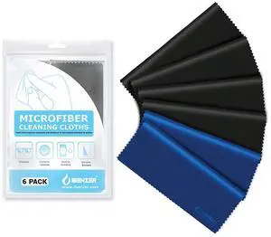 Microfiber Cleaning Cloths for Electronics Micro Fiber Camera Lens Cleaning Cloth, Glasses, Screens, Eyeglasses, iPad, iPhone, Cell Phone, LCD TV Screens and More, MF01S-6P-A Microfiber Cleaning Cloths for Electronics Micro Fiber Camera Lens Cleaning Cloth, Glasses, Screens, Eyeglasses, iPad, iPhone, Cell Phone, LCD TV Screens and More, MF01S-6P-A