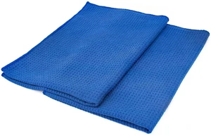 Standard Waffle Weave Microfiber Towels (2-Pack) Detailing, Window, Glass and Drying, Wax & Polish, Lint-Free, Streak-Free, 370gsm, 16in x 24in, Royal Blue Standard Waffle Weave Microfiber Towels (2-Pack) Detailing, Window, Glass and Drying, Wax & Polish, Lint-Free, Streak-Free, 370gsm, 16in x 24in, Royal Blue