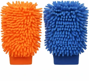 Microfiber Car Wash Mitt, 2 Pack Premium Chenille Wash Mitt, Scratch-Free, Lint-Free, Super Absorbent Car Cleaning Glove for Auto Detailing, Cars, Trucks, SUVs, RVs & Boats Microfiber Car Wash Mitt, 2 Pack Premium Chenille Wash Mitt, Scratch-Free, Lint-Free, Super Absorbent Car Cleaning Glove for Auto Detailing, Cars, Trucks, SUVs, RVs & Boats