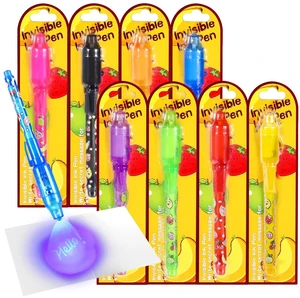 Invisible Ink Pen for Kids, Birthday Party Favors for Girls Boys, Spy Pens with UV Light Secret Message Magic Markers, Goody Bag Stuffers Toys for 4-12 Year Old Girls Boys Gift (8PCS) Invisible Ink Pen for Kids, Birthday Party Favors for Girls Boys, Spy Pens with UV Light Secret Message Magic Markers, Goody Bag Stuffers Toys for 4-12 Year Old Girls Boys Gift (8PCS)