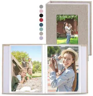 2 Pack Photo Album 5x7, Linen Cover Photo Book, Small Photo Album Book for 36 Pockets Hold 72 Pictures, Picture Book for Photos Family Anniversaries Baby Vacations (Beige) 2 Pack Photo Album 5x7, Linen Cover Photo Book, Small Photo Album Book for 36 Pockets Hold 72 Pictures, Picture Book for Photos Family Anniversaries Baby Vacations (Beige)