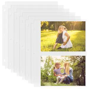 50 Pack 5 x 7 Photo Sleeves for 3 Ring Binder(200 Pictures) | Heavy-Duty Archival Photo Page Protectors, Clear Picture Album Refill Pages Holds, Acid-Free 50 Pack 5 x 7 Photo Sleeves for 3 Ring Binder(200 Pictures) | Heavy-Duty Archival Photo Page Protectors, Clear Picture Album Refill Pages Holds, Acid-Free