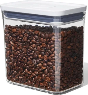 Good Grips POP Container, Airtight Food Storage for Pantry, 1.7 Qt | Airtight Container for Coffee Beans, Sugar, Rice, One-Push Lid, Stackable, Dishwasher Safe, Rectangle Shape Good Grips POP Container, Airtight Food Storage for Pantry, 1.7 Qt | Airtight Container for Coffee Beans, Sugar, Rice, One-Push Lid, Stackable, Dishwasher Safe, Rectangle Shape