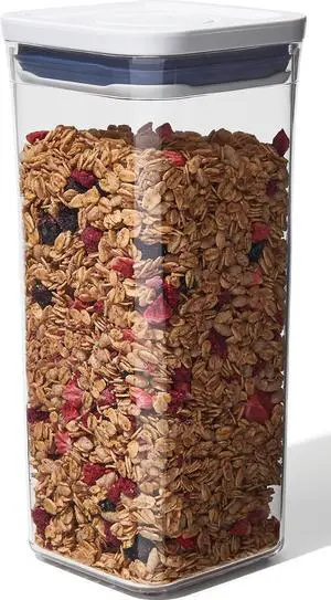 Good Grips POP Container - Airtight Food Storage - Small Square Medium 1.7 Qt Ideal for granola, dried beans and snacks Good Grips POP Container - Airtight Food Storage - Small Square Medium 1.7 Qt Ideal for granola, dried beans and snacks