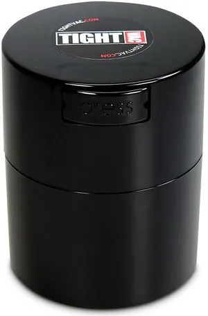1/2 to 3 Ounces Airtight Herb Storage Container - Patented Vacuum Seal, Storage for Herbs, Coffee, Tea, Spices, Dry Goods - Small Odor Resistant Container, Black 1/2 to 3 Ounces Airtight Herb Storage Container - Patented Vacuum Seal, Storage for Herbs, Coffee, Tea, Spices, Dry Goods - Small Odor Resistant Container, Black