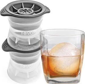 Craft Ice Sphere Molds for Whiskey & Cocktails, Set of 2, Large Craft Ice Sphere Molds for Whiskey & Cocktails, Set of 2, Large