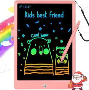 Writing Tablet,10.5 inch Colorful Doodle Board for Kids Pink | Kids drawing painting pad; radiation-free no glare; eye-friendly learning toy; gift for girls aged 3 to 6 years Writing Tablet,10.5 inch Colorful Doodle Board for Kids Pink | Kids drawing painting pad; radiation-free no glare; eye-friendly learning toy; gift for girls aged 3 to 6 years