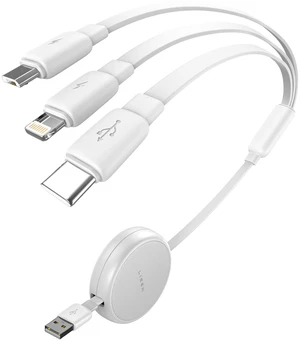Multi Charging Cable, 3 in 1 Charging Cable, Retractable Car Charger with Type C/L/Micro USB Ports for iPhone 16 15 14 Pro /Samsung Galaxy /PS/Kindle, Multi Chargers for All Devices, White Multi Charging Cable, 3 in 1 Charging Cable, Retractable Car Charger with Type C/L/Micro USB Ports for iPhone 16 15 14 Pro /Samsung Galaxy /PS/Kindle, Multi Chargers for All Devices, White