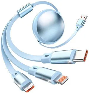 3 in 1 Multi Charging Cable, Retractable Car Charger for Multiple Devices | Retractable Charger Cord with Type C/L/Micro USB Ports,Universal Car Charger for 17-8,Car Accessories for Women 3 in 1 Multi Charging Cable, Retractable Car Charger for Multiple Devices | Retractable Charger Cord with Type C/L/Micro USB Ports,Universal Car Charger for 17-8,Car Accessories for Women