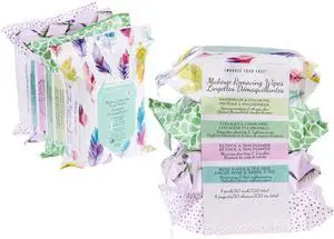 120pc Makeup Remover Wipes Variety Pack - 4-Pack with Watermelon | Collagen, Retinol & Rose Water. Gentle Hydrating Skincare Wipes for All Skin Types - Soft & Refreshing 120pc Makeup Remover Wipes Variety Pack - 4-Pack with Watermelon | Collagen, Retinol & Rose Water. Gentle Hydrating Skincare Wipes for All Skin Types - Soft & Refreshing