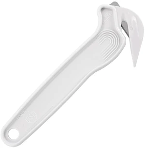 Disposable Film Cutter | NSF Certified Food Safe Safety Box Cutter & Bladeless Tape Splitter | Perfect for Cryovac, Plastic Bags, & Shrink Wrap | White Disposable Film Cutter | NSF Certified Food Safe Safety Box Cutter & Bladeless Tape Splitter | Perfect for Cryovac, Plastic Bags, & Shrink Wrap | White