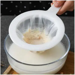 Kitchen Ultra-Fine Nylon Mesh Strainer 5.51 Inch (400 mesh) | Plastic Sieve Fine Mesh with Handle, Kitchen Tool, For Soy Milk, Coffee, Milk, Yogurt, Juice, Tea Leaf Filter, Honey, Wine Kitchen Ultra-Fine Nylon Mesh Strainer 5.51 Inch (400 mesh) | Plastic Sieve Fine Mesh with Handle, Kitchen Tool, For Soy Milk, Coffee, Milk, Yogurt, Juice, Tea Leaf Filter, Honey, Wine