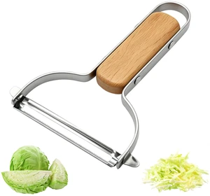 Multifunctional Vegetable Cabbage Peeler Shredder (Large Serrated Model), Heavy Duty Vegetable Peeler for Kitchen Cooking Prep, Sharp Blade for Veggie Fruit Potato Carrot Slicing Multifunctional Vegetable Cabbage Peeler Shredder (Large Serrated Model), Heavy Duty Vegetable Peeler for Kitchen Cooking Prep, Sharp Blade for Veggie Fruit Potato Carrot Slicing