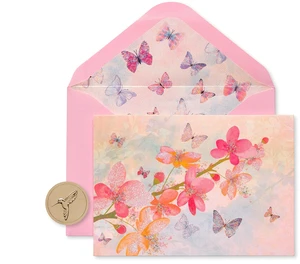 Blank Cards with Envelopes, Blossoms (12-Count) Blank Cards with Envelopes, Blossoms (12-Count)