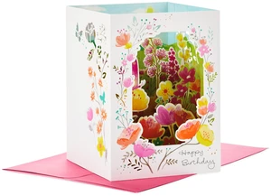 Pop Up Birthday Card for Her (Beautiful Butterflies and Flowers) | Paper Wonder, Intricate Butterfly and Floral Artwork, Pop-up Diorama, Coordinating Envelope, High Quality Paper, 6.6 X 9.4 in Pop Up Birthday Card for Her (Beautiful Butterflies and Flowers) | Paper Wonder, Intricate Butterfly and Floral Artwork, Pop-up Diorama, Coordinating Envelope, High Quality Paper, 6.6 X 9.4 in