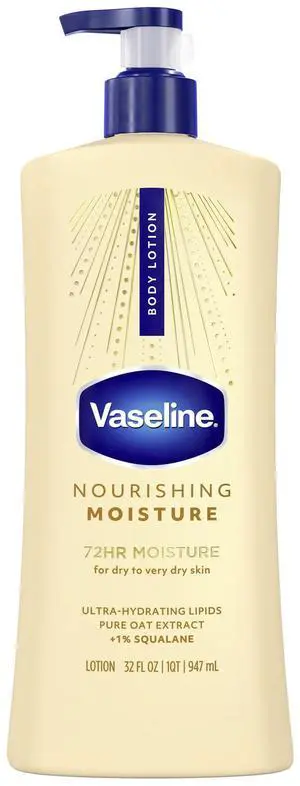 Nourishing Moisture Body Lotion for Dry Skin + Oat Extract 32oz | Body moisturizer provides 72HR moisture with Ultra-Hydrating Lipids for nourished, healthy-looking skin, Intensive Care Nourishing Moisture Body Lotion for Dry Skin + Oat Extract 32oz | Body moisturizer provides 72HR moisture with Ultra-Hydrating Lipids for nourished, healthy-looking skin, Intensive Care