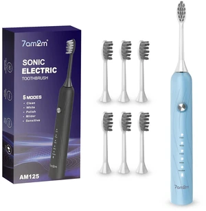 Sonic Electric Toothbrush for Adults | 6 Brush Heads, 5 Brushing Modes, 3-Hour Fast Charge, Lasts 90 Days, IPX7 Waterproof, Smart Timer, Type-C - Light Blue Sonic Electric Toothbrush for Adults | 6 Brush Heads, 5 Brushing Modes, 3-Hour Fast Charge, Lasts 90 Days, IPX7 Waterproof, Smart Timer, Type-C - Light Blue