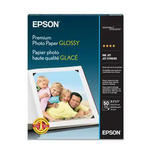 Premium Photo Paper Glossy 8.5x11 50 sheets S041667 Premium Photo Paper Glossy 8.5x11 50 sheets S041667