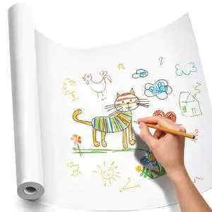 Craft Paper Roll 15" x 450" Kraft Paper White Easel Paper Roll for Moving Gift Wrapping Art Bulletin Board Paper Floor Covering Bouquet Flower Packing Painting Drawing Poster Chart Paper Craft Paper Roll 15" x 450" Kraft Paper White Easel Paper Roll for Moving Gift Wrapping Art Bulletin Board Paper Floor Covering Bouquet Flower Packing Painting Drawing Poster Chart Paper