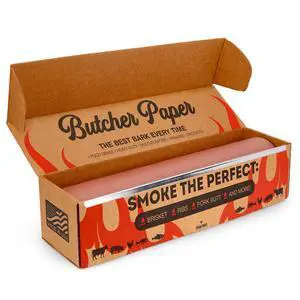 Pink Butcher Paper Roll with Dispenser Box, 18" x 175' (2100) Food-Grade Peach Butcher Paper for Smoker, BBQ, Grilling, Smoking Meat - USA Made - Unbleached, Uncoated and Unwaxed Pink Butcher Paper Roll with Dispenser Box, 18" x 175' (2100) Food-Grade Peach Butcher Paper for Smoker, BBQ, Grilling, Smoking Meat - USA Made - Unbleached, Uncoated and Unwaxed