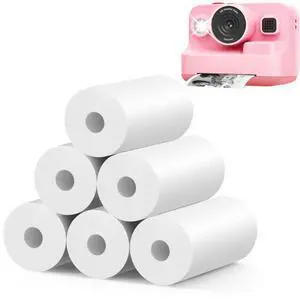 6 Rolls Instant Camera Refill Print Paper, HD Print Camera Paper 6 Rolls Instant Camera Refill Print Paper, HD Print Camera Paper