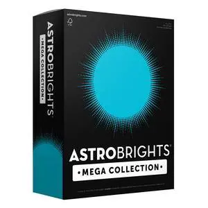 Mega Collection, Colored Paper, Bright Blue, 625 Sheets, 24 lb/89 gsm, 8.5" x 11" - MORE SHEETS! (91621) Mega Collection, Colored Paper, Bright Blue, 625 Sheets, 24 lb/89 gsm, 8.5" x 11" - MORE SHEETS! (91621)