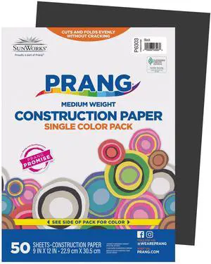 Construction Paper, Stack, One Color, Standard Weight Construction Paper, Stack, One Color, Standard Weight
