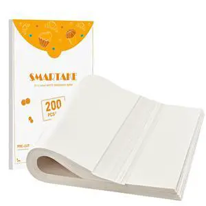 200 Pcs White Parchment Paper Sheets, 9x13 Inches, Non-Stick 200 Pcs White Parchment Paper Sheets, 9x13 Inches, Non-Stick