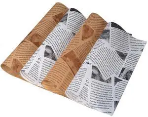 100Pcs Baking Parchment Paper Roll Non Stick Baking Paper Newspaper Printing Design Food Wrapping Paper for Baking Cookies Bread Pizza Meat and Vegetables,10 x 10Inch Stick Baking Paper Newspaper 100Pcs Baking Parchment Paper Roll Non Stick Baking Paper Newspaper Printing Design Food Wrapping Paper for Baking Cookies Bread Pizza Meat and Vegetables,10 x 10Inch Stick Baking Paper Newspaper