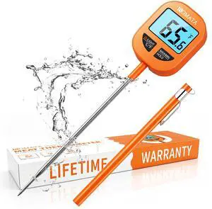 Digital Meat Thermometer, 5" Probe, IPX6 Waterproof Digital Meat Thermometer, 5" Probe, IPX6 Waterproof