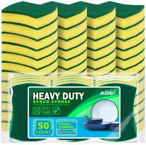 Sponges Kitchen, 50-PK Heavy Duty Dish Sponge Kitchen, Scrub Sponges Sponges Kitchen, 50-PK Heavy Duty Dish Sponge Kitchen, Scrub Sponges
