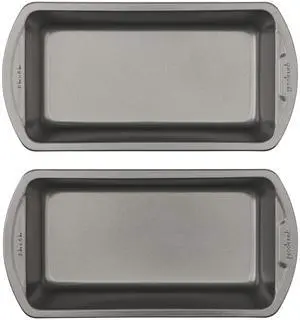 Nonstick Loaf Pan 8 x 4-Inch Heavy-Duty Steel Bakeware with Easy-Clean Non-Stick Coating, Oven & Dishwasher Safe Pan for Meatloaf Breads Lasagnas Casseroles & More, Set of 2, Gray Nonstick Loaf Pan 8 x 4-Inch Heavy-Duty Steel Bakeware with Easy-Clean Non-Stick Coating, Oven & Dishwasher Safe Pan for Meatloaf Breads Lasagnas Casseroles & More, Set of 2, Gray