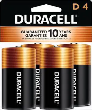 Coppertop D Batteries, 4 Count, 10-Year Shelf Life, Long-lasting Coppertop D Batteries, 4 Count, 10-Year Shelf Life, Long-lasting