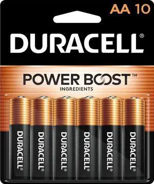 Coppertop AA Batteries, 10 Count, 12-Year Shelf Life, Long-lasting Coppertop AA Batteries, 10 Count, 12-Year Shelf Life, Long-lasting