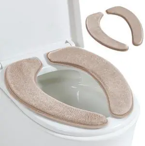 Toilet Seat Cover with Memory Foam, Toilet Seat Cushion for Bathroom | Soft Flannel, Non-Slip, Thicker Warmer Washable, Self-Adhesive Reusable, Fits Most Round, Oval and Elongated Toilet Seat Toilet Seat Cover with Memory Foam, Toilet Seat Cushion for Bathroom | Soft Flannel, Non-Slip, Thicker Warmer Washable, Self-Adhesive Reusable, Fits Most Round, Oval and Elongated Toilet Seat