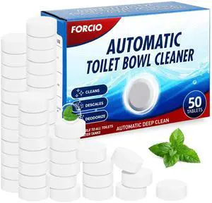 Automatic Toilet Bowl Cleaner Tablets - Fresh Scent, CleaningEffectively removes stains and limescale; Releases fresh fragrance for a pleasant bathroom experience;50PACK, NN (Color, Blue) Automatic Toilet Bowl Cleaner Tablets - Fresh Scent, CleaningEffectively removes stains and limescale; Releases fresh fragrance for a pleasant bathroom experience;50PACK, NN (Color, Blue)