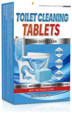 Toilet Bowl Cleaner Tablets,120 PC | Deep Clean Formula, Put in the Toilet.NOT Tank. Toilet Bowl Cleaner Tablets,120 PC | Deep Clean Formula, Put in the Toilet.NOT Tank.