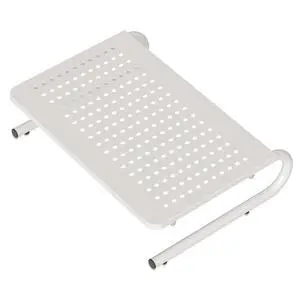Monitor Stand Riser for Computer,Laptop,Printer, Notebook and All Flat Screen Display with Vented Metal Platform and 4 Inches Height Underneath Storage,White(MST004W) Monitor Stand Riser for Computer,Laptop,Printer, Notebook and All Flat Screen Display with Vented Metal Platform and 4 Inches Height Underneath Storage,White(MST004W)