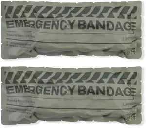 6" Israeli Emergency Bandage, Tactical IFAK Dressing 2PC | Sterile Combat Dressing, Fast Hemostasis, One-handed Operation, Stretch Elasticity, Compression Bandage for Wound 6" Israeli Emergency Bandage, Tactical IFAK Dressing 2PC | Sterile Combat Dressing, Fast Hemostasis, One-handed Operation, Stretch Elasticity, Compression Bandage for Wound