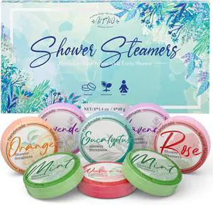 Shower Steamers Aromatherapy 8 Pack Natural Essential Oils Home Spa | Perfect For Stress Relief, Relaxation And Home Spa Self Care, Birthday Gifts For Women And Men Shower Steamers Aromatherapy 8 Pack Natural Essential Oils Home Spa | Perfect For Stress Relief, Relaxation And Home Spa Self Care, Birthday Gifts For Women And Men