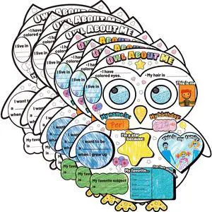 40 PCS Owl All About Me Student Posters DIY Color Ready-to-Decorate and Fill in Posters Great Way for Kids Students to Learn About Classmates School Classroom Home Daycare Learning Supplies 40 PCS Owl All About Me Student Posters DIY Color Ready-to-Decorate and Fill in Posters Great Way for Kids Students to Learn About Classmates School Classroom Home Daycare Learning Supplies