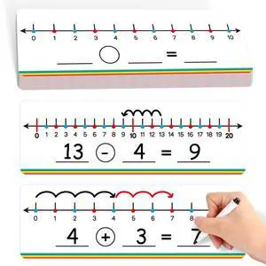 28 Pack Number Line Dry Erase Board Card,12" x 3.9" Small Whiteboard Math Manipulatives Addition Subtraction Game for Student Classroom Must Have Homeschool Teacher Supplies Learning Activities 28 Pack Number Line Dry Erase Board Card,12" x 3.9" Small Whiteboard Math Manipulatives Addition Subtraction Game for Student Classroom Must Have Homeschool Teacher Supplies Learning Activities