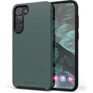 Dual Guard for Samsung Galaxy S23 Plus Case - Forest Green | Designed for the Samsung Galaxy S23 Plus (6.6 inch) with Wireless Charging Compatibility and a Textured Grip Dual Guard for Samsung Galaxy S23 Plus Case - Forest Green | Designed for the Samsung Galaxy S23 Plus (6.6 inch) with Wireless Charging Compatibility and a Textured Grip