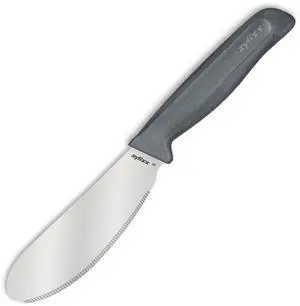 Sandwich Knife & Condiment Spreader - Sandwich Spreader for Butter, Cream Cheese, & Jellies - Ergonomic Stainless Steel Spreading - Butter Spread for Bagels & Toast - Gray 4.7" Sandwich Knife & Condiment Spreader - Sandwich Spreader for Butter, Cream Cheese, & Jellies - Ergonomic Stainless Steel Spreading - Butter Spread for Bagels & Toast - Gray 4.7"