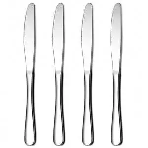 Dinner Knives Set Of 4, Stainless Steel Butter Knife Spreader 9.17", Table Dinner Knife for Daily Use, Restaurant, Hotel, Parties, Events, Sturdy And Dishwasher Safe Dinner Knives Set Of 4, Stainless Steel Butter Knife Spreader 9.17", Table Dinner Knife for Daily Use, Restaurant, Hotel, Parties, Events, Sturdy And Dishwasher Safe