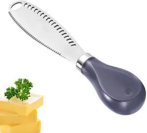 3 in 1 Stainless Steel Butter Knife, Spreader Slicer with Wooden Handle | Butter Cutter and Grater for Spreads, Butter, Cheese, Jam, Cream Cheese, Toast, Bagels and Condiments 3 in 1 Stainless Steel Butter Knife, Spreader Slicer with Wooden Handle | Butter Cutter and Grater for Spreads, Butter, Cheese, Jam, Cream Cheese, Toast, Bagels and Condiments