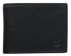 Men's Wellington Leather Rfid Bifold Commuter Security Wallet, Black, One Size Men's Wellington Leather Rfid Bifold Commuter Security Wallet, Black, One Size