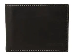 Slim Leather Wallet for Men with Extra Capacity Attached Flip Pockets Slim Leather Wallet for Men with Extra Capacity Attached Flip Pockets